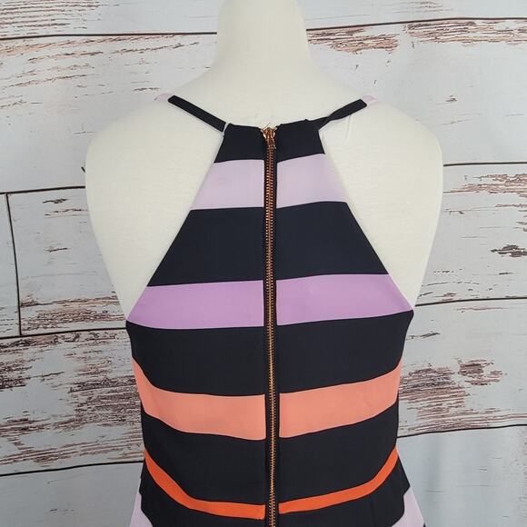 Pasduchas Striped Midi Sheath Dress 10 AUS / 6 US - Picture 4 of 9